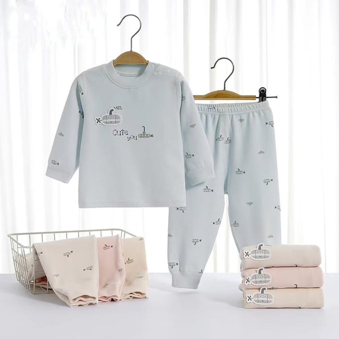 VBM babykleding - 2-delige set - 100% katoen - 4-6 maand