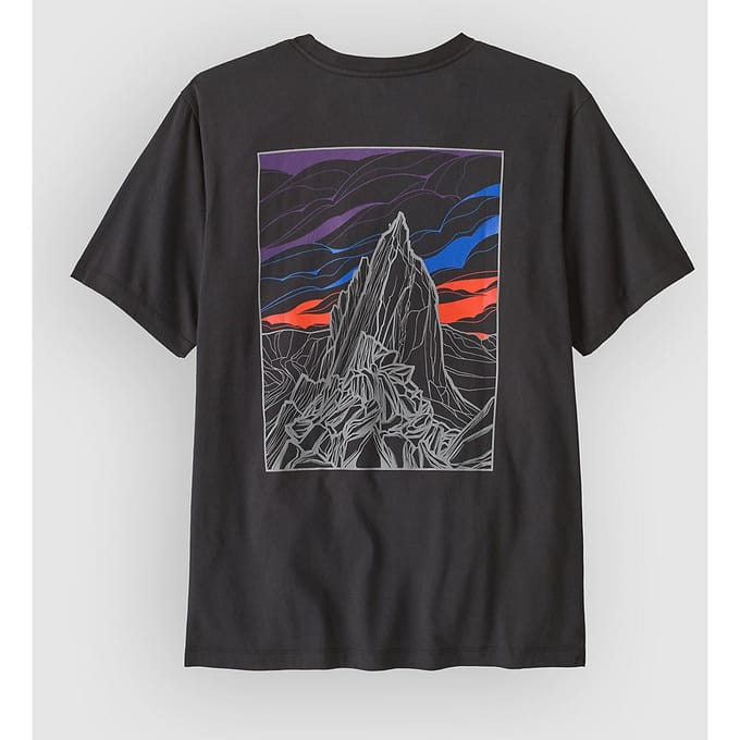 Patagonia Cloud Crag T-Shirt zwart
