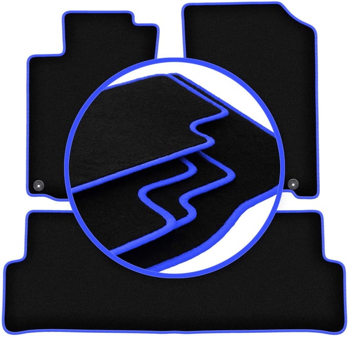 CARLUX-BLUE automatten voor: Honda CR-V IV SUV (2011-2018)
