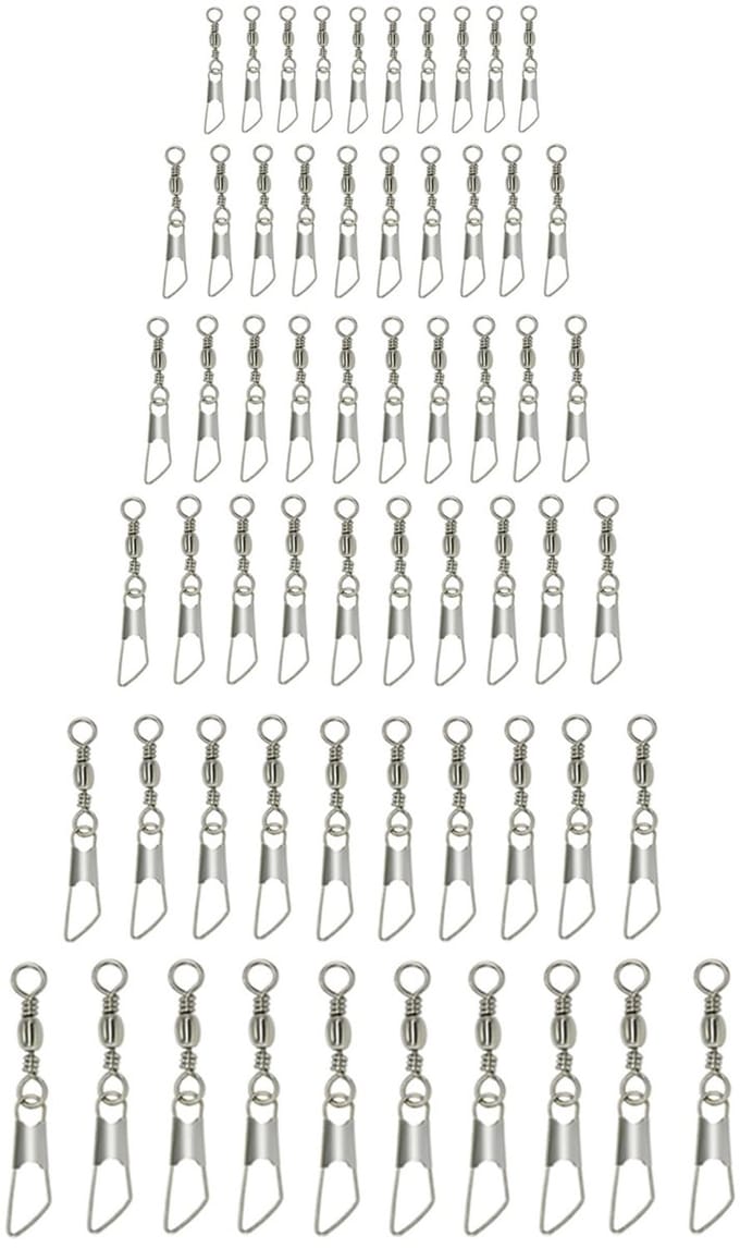 Dailygoods- Viswervel 60 Stuks - Roestvrij Staal - Visaccessoires