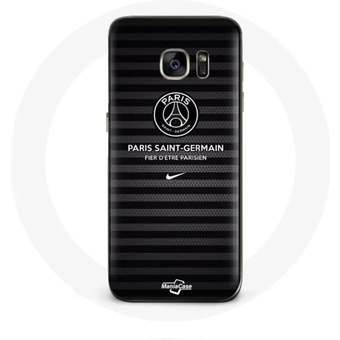 Coque - Paris Saint Germain - Samsung Galaxy S7 - Souple - Noir - Protection