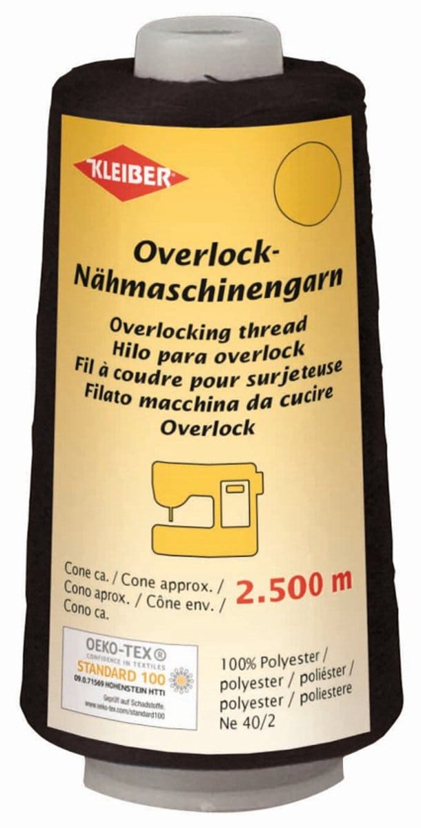 Naai-overlockgaren, 2.500 meter, wit