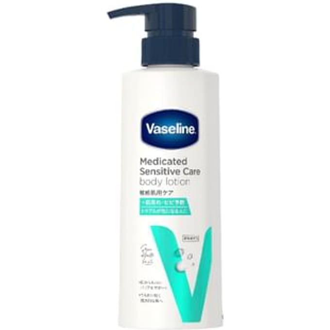 Vaseline Japan - Medicated Sensitive Care Body Lotion Moisturizing Care - 350ml