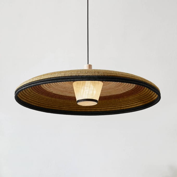 Forestier Grass hanglamp L, groen