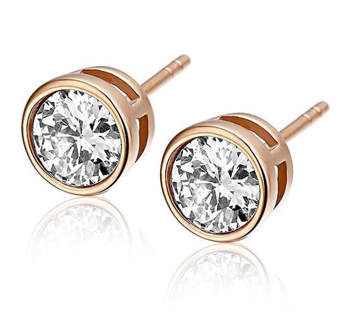 Montebello Oorbellen Norcia - 316L Staal PVD - ∅7.5mm