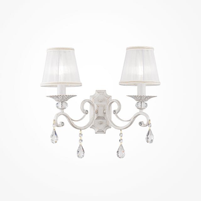 Maytoni - Wandlamp Grace - Wit met goud