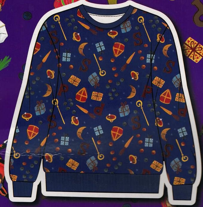 Sint - Sinterklaas - trui - 104/110 - sweater - De grote sinterklaasfilm