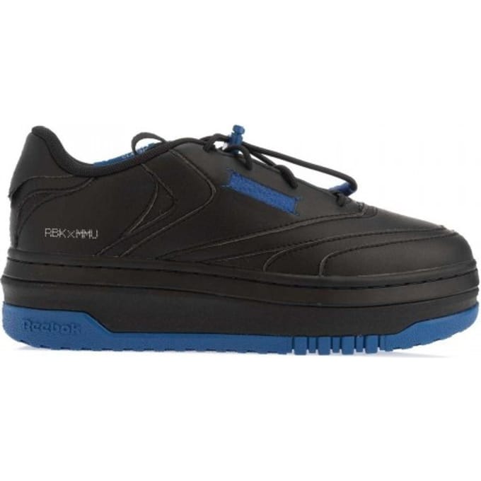 Reebok Dames Milk Makeup Club C Platform Schoenen (Zwart Blauw)