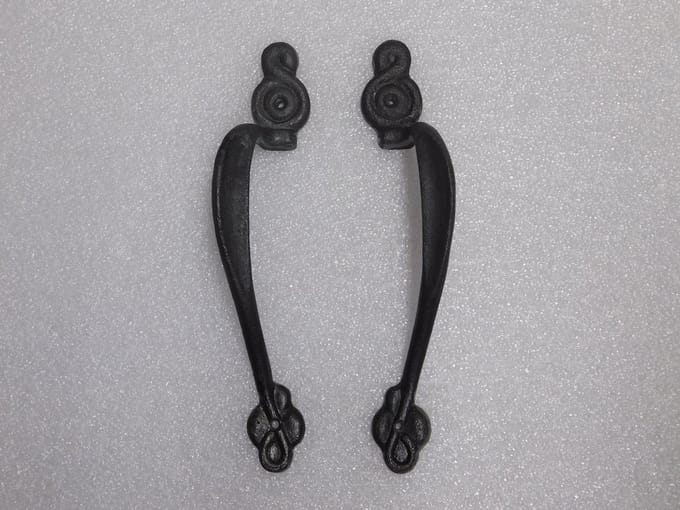 Set Grepen - 28,5 cm - Gietijzer - Art Nouveau