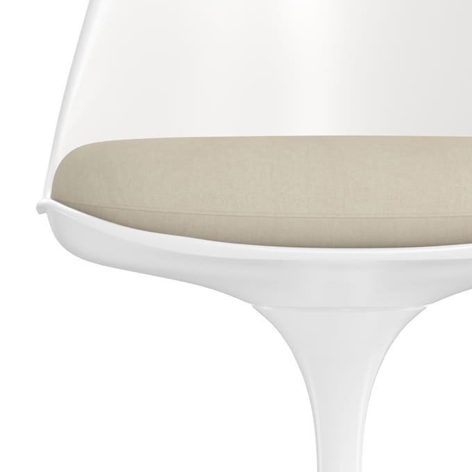 Knoll International Saarinen Tulip Stoel - Alpaca 01 - ivory - wit