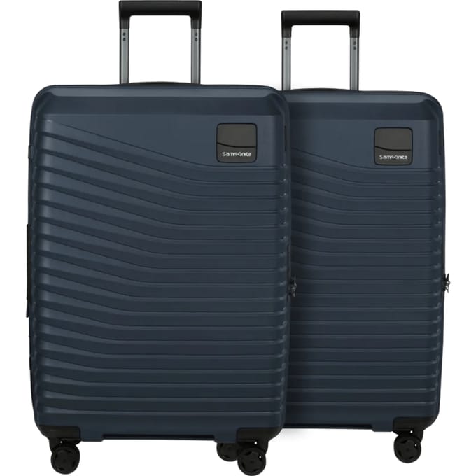 Samsonite Intuo Expandable Spinner 69cm Duo Pack Blue Nights