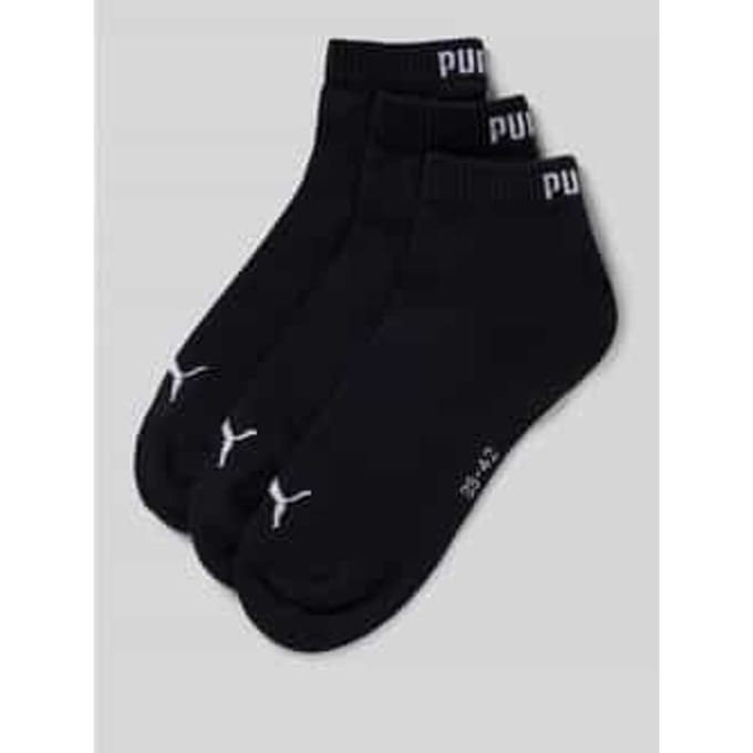 Puma - Unisex Quarter Plain Enkelsokken - 3 Pack - Maat 35-38