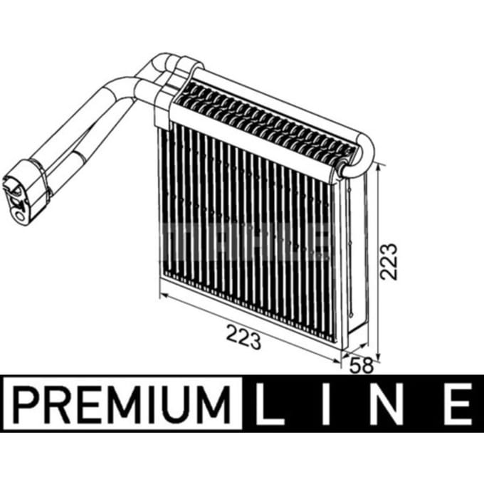 Verdamper, airconditioning MAHLE AE 98 000P