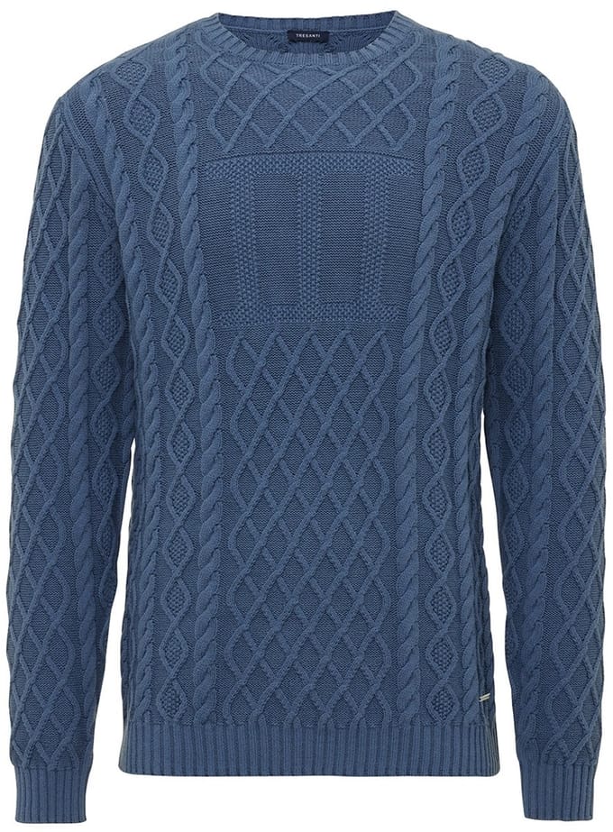 Tresanti DEVON Cable sweater with roman III Dark blue (TRKWIE107 - 802)