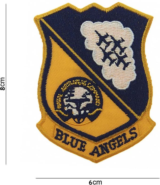 Embleem stof Blue angels klein
