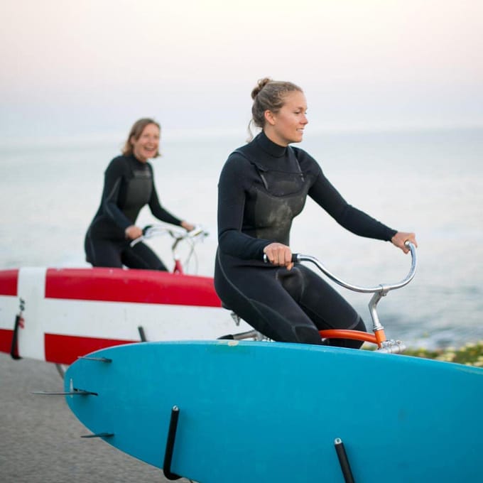 Fiets Surfplank Rekken Fiets Surfplank Hanger Compatibel met Shortboards Longboards Paddleboards orange