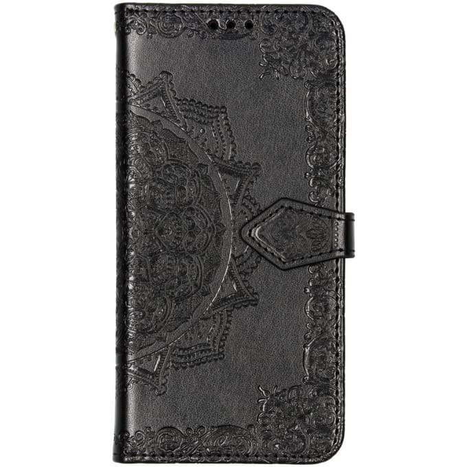 Mandala Bookcase voor de Huawei P30 Lite - Zwart