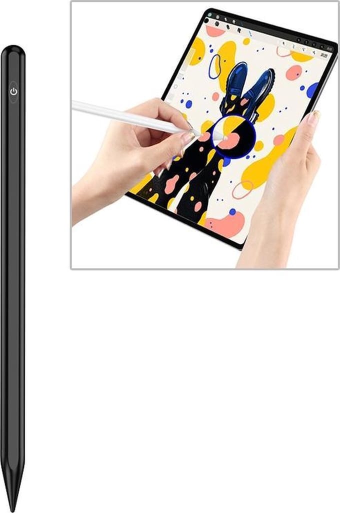 By Qubix - Stylus Pen / Pencil voor tablet of mobiel - Zwart
