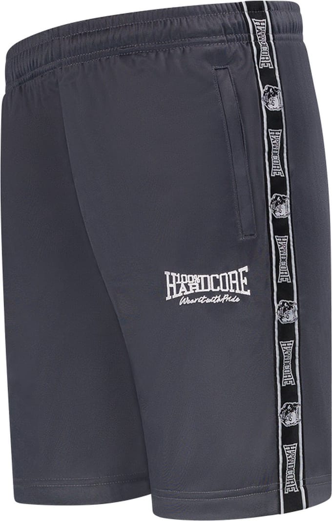 100% Hardcore Korte Trainingsbroek Essential Grijs - Maat: XL
