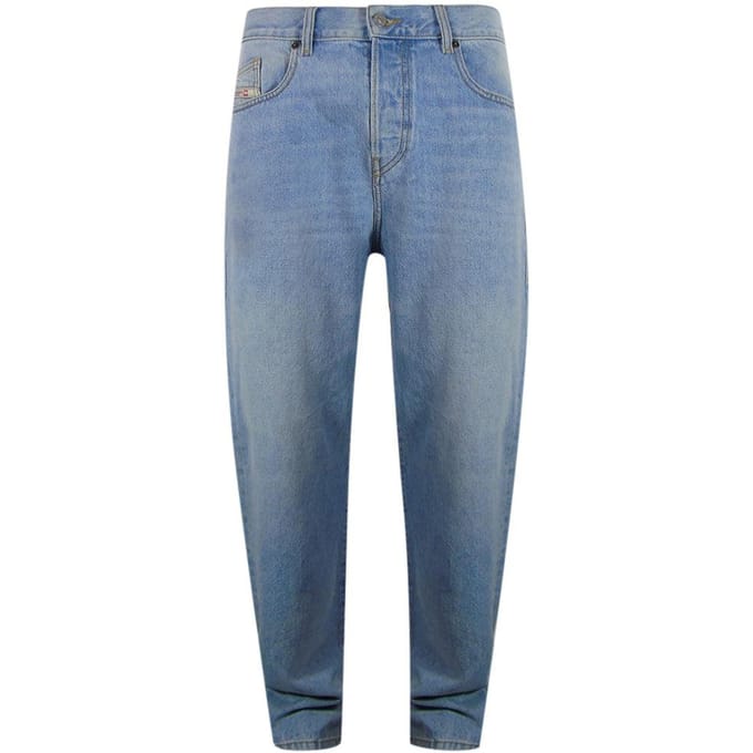 Diesel Heren D-Viker Jeans (Lichtblauw)