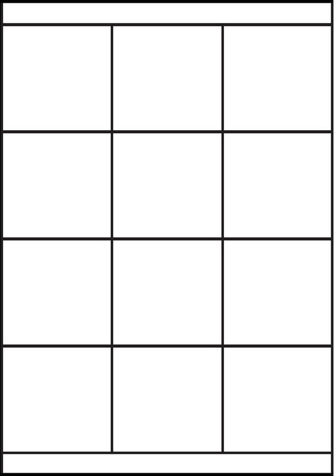 A4 etiketten 70 x 67,7 mm wit 100 vel