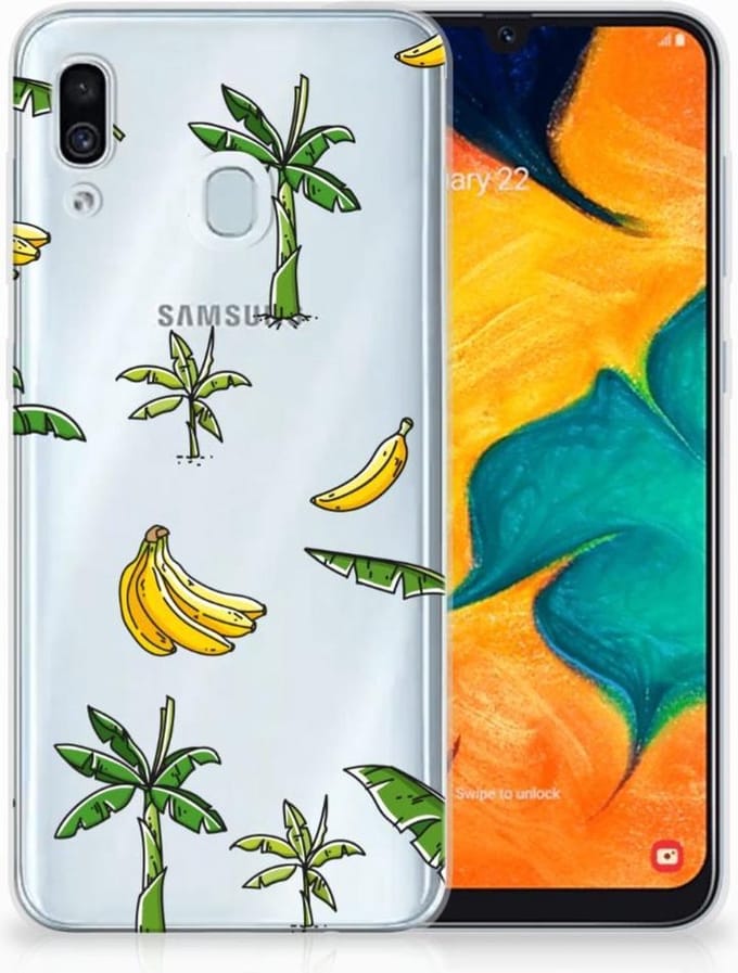 Samsung Galaxy A30 TPU Case Banana Tree