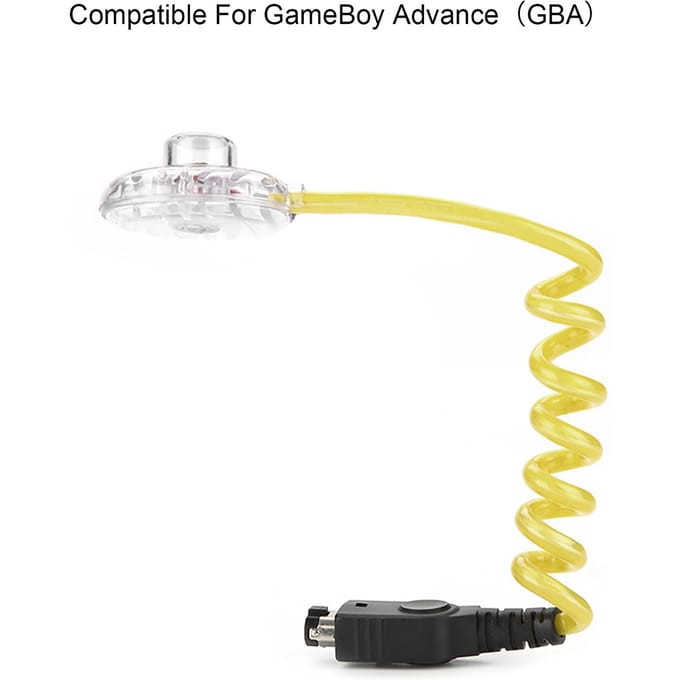 Draagbare LED-verlichting voor GameBoy Advance Externe LED voor games yellow