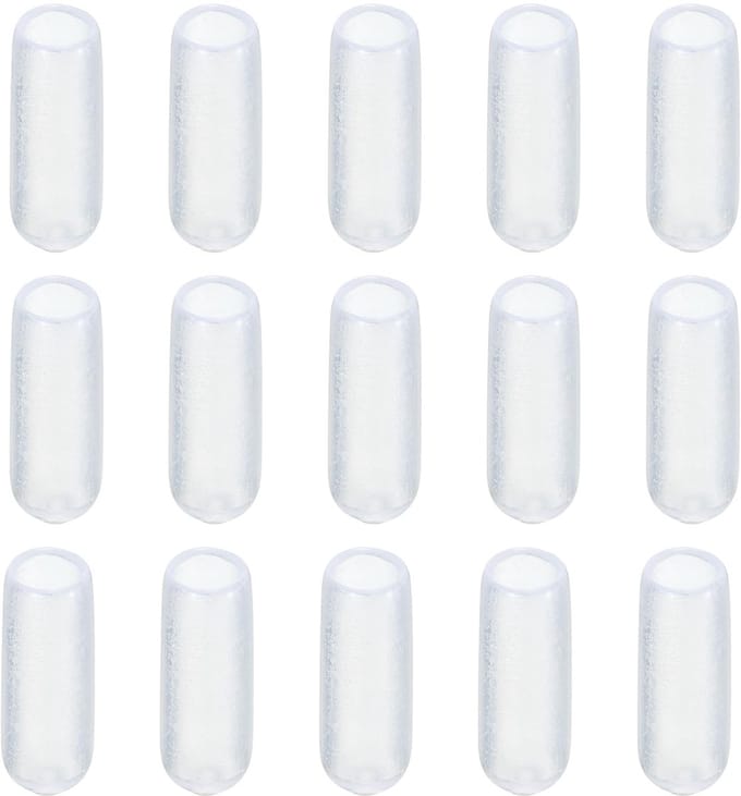Dailygoods- Eindkappen 100 Stuks - Rubber Beschermkap - Schroefdraad