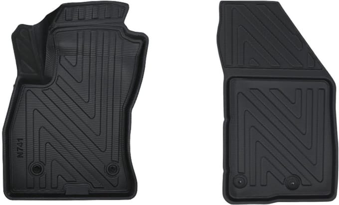 Rubbermatten Opel Combo D Bestelwagen 2012-2018 (voorset) - Premium carbonlook
