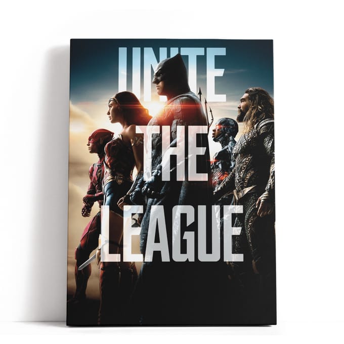 Decorsome x Justice League 2017 Unite The League Rectangular Canvas - 12x18 inch
