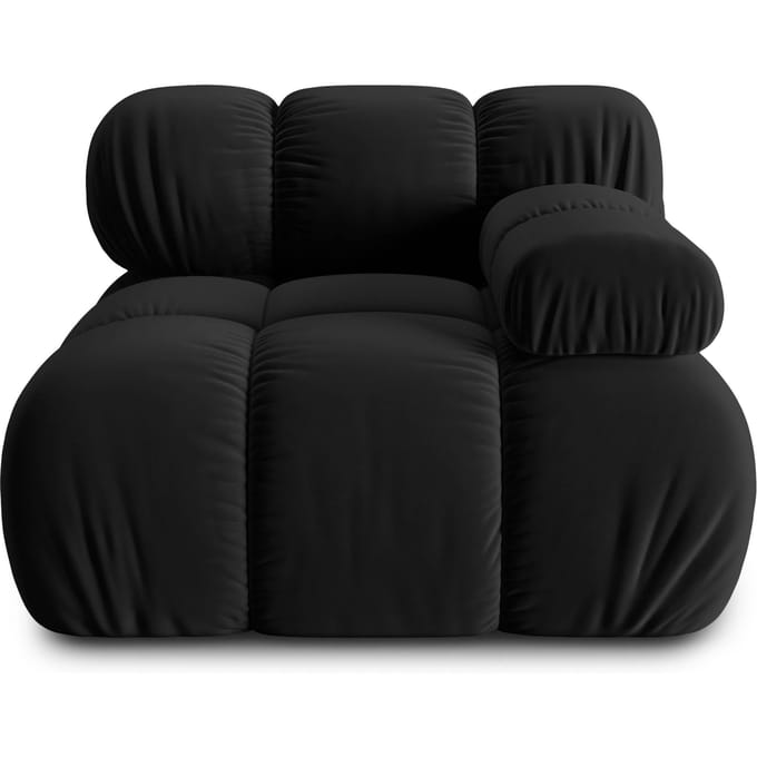 Modulair-hoekelement Tropea rechts velvet | Milo Casa