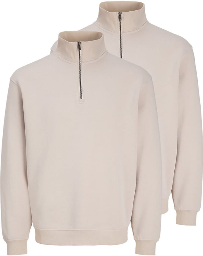 Jack & Jones Heren sweattroyer 2 pack Bradley