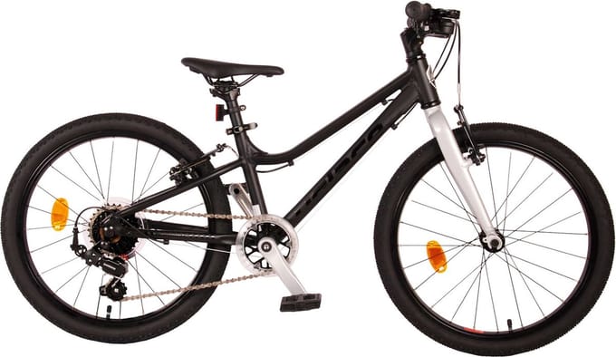 Volare Dynamic Kinderfiets - Jongens - 20 inch - Mat Zwart - 7 Versnellingen - Prime Collection