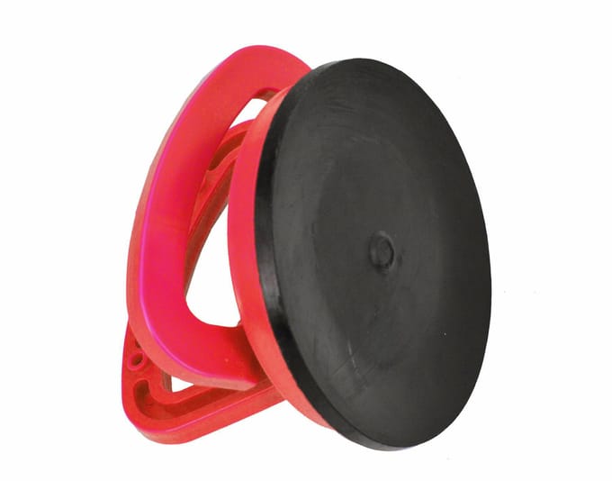 Awtools - Enkelvoudige Zuignap voor Glas - Draagvermogen tot 40kg - Ergonomische Handgreep