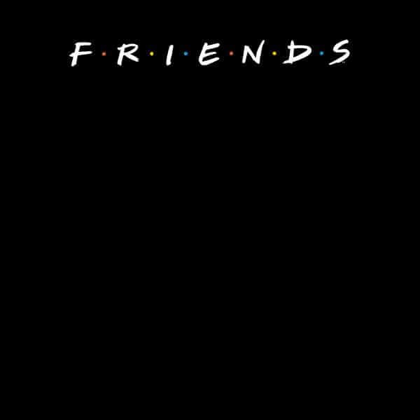 Friends Logo Contrast trui - Zwart - L