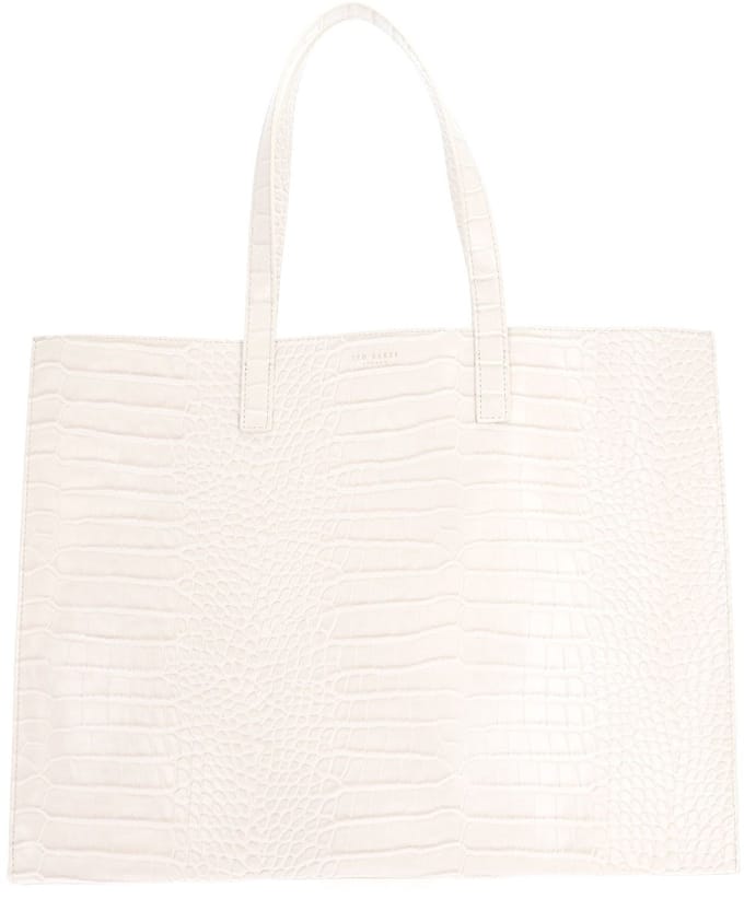 Ted Baker shopper schoudertas Wellma Croc Effect Icon Bag Ivory crème