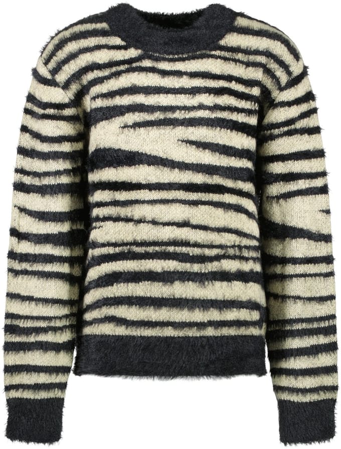Cars Jeans Parcya Knit Stripe Black Taglia: M | Maglioni a maglia Outlet | Donna | Nero