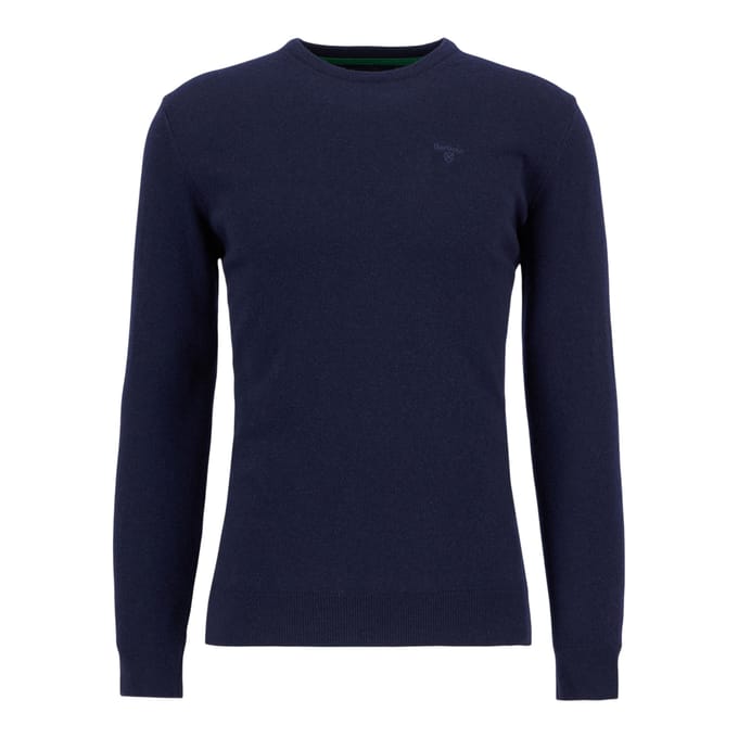 trui Barbour essentiele l/wol crewneck - marine
