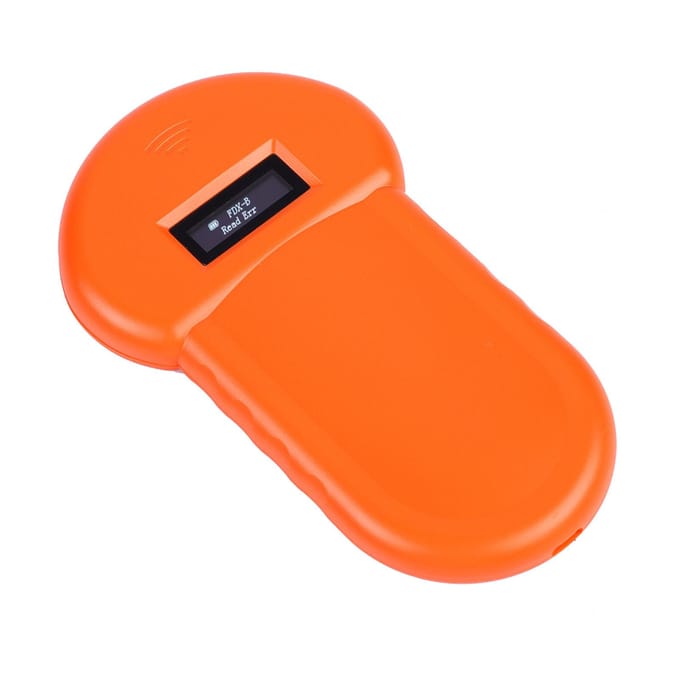 134.2Khz LCD ISO ID Chip Dierlezer RFID Hond Microchip Handbediende Huisdier Scanner zwart