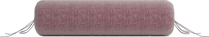 Kussensloop - Zo!Home - Lino - Wijnrood - 25 X 90