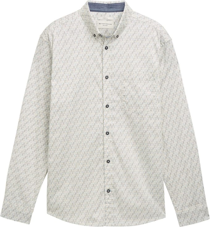 Tom Tailor Overhemd Overhemd Met Print 1042667xx10 36036 Mannen Maat - M
