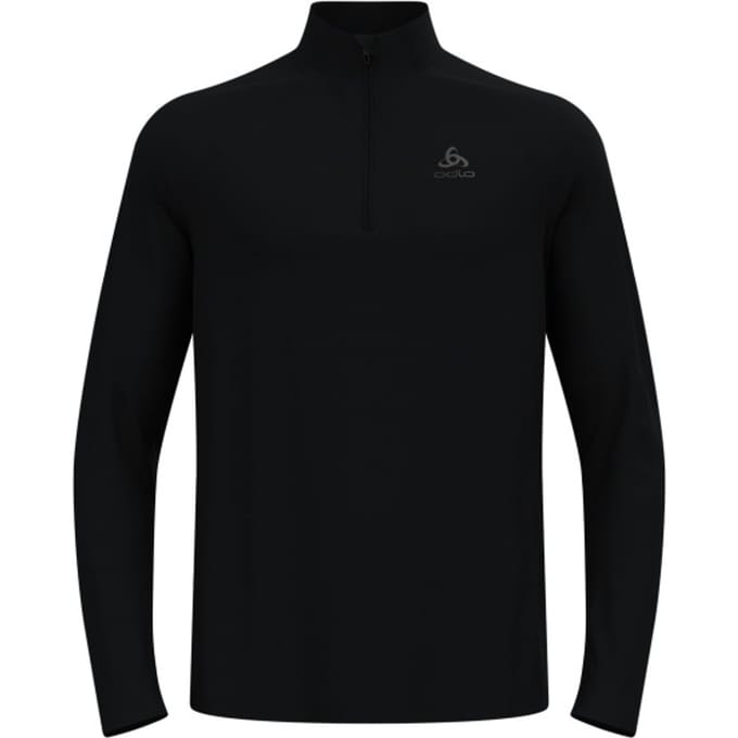 Odlo Odlo Midlayer Essential 1/2 Zip ZWART - Maat S