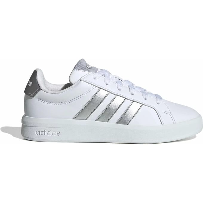 Adidas Grand Court 3.0 Kindersneakers - Wit - Maat 35.5 - Mesh/Synthetisch