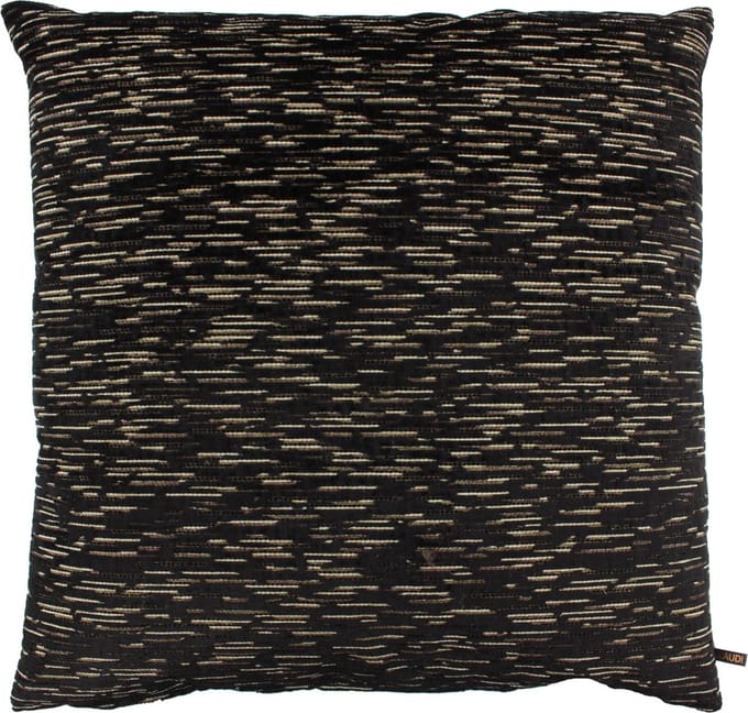 Claudi - sierkussen Lucis  - dark taupe - 45x45 cm