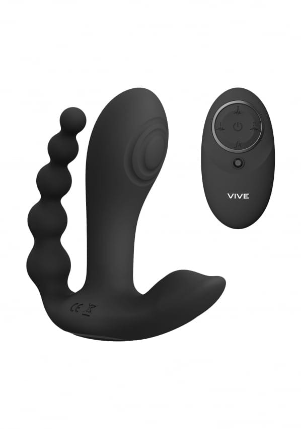 Vive Kata – Dubbele Penetratie Vibrator – Zwart