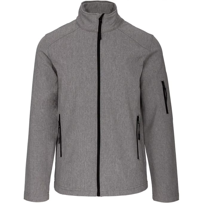 Kariban Kindersoftshelljas K402 - Marl Grey - 10/12 Y (10/12 ans)