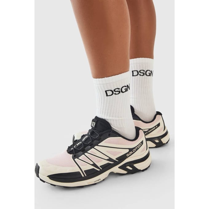Dames Dsgn Studio 3-pack Sportsokken | Wit