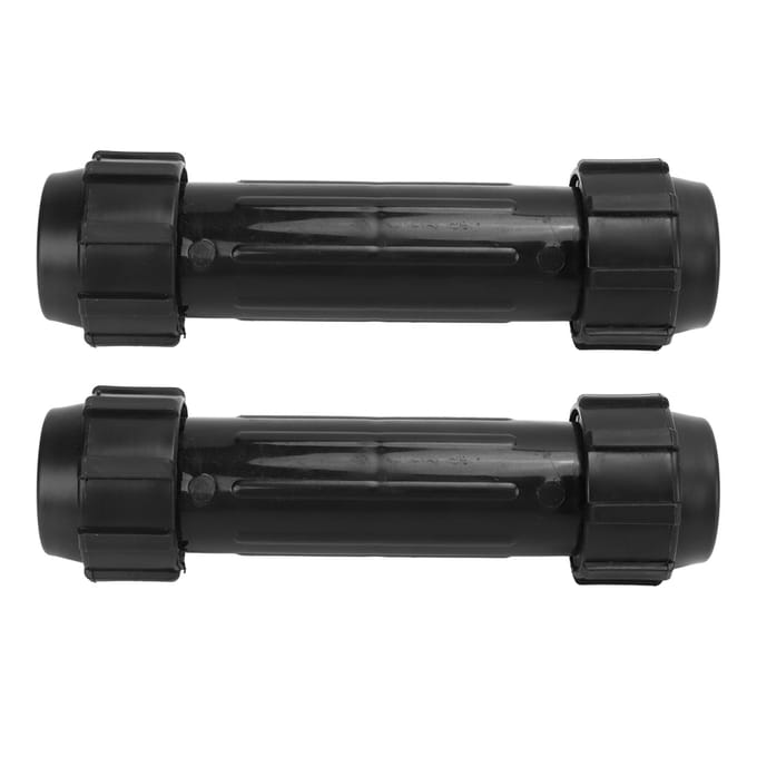 Kajak peddel connector 2 stuks plastic roeiriemen schacht connectoren voor opblaasbare boot stand-up peddel gray
