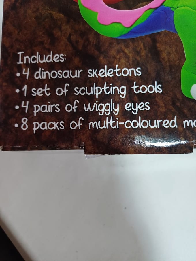 magic clay dinosaurus kit set