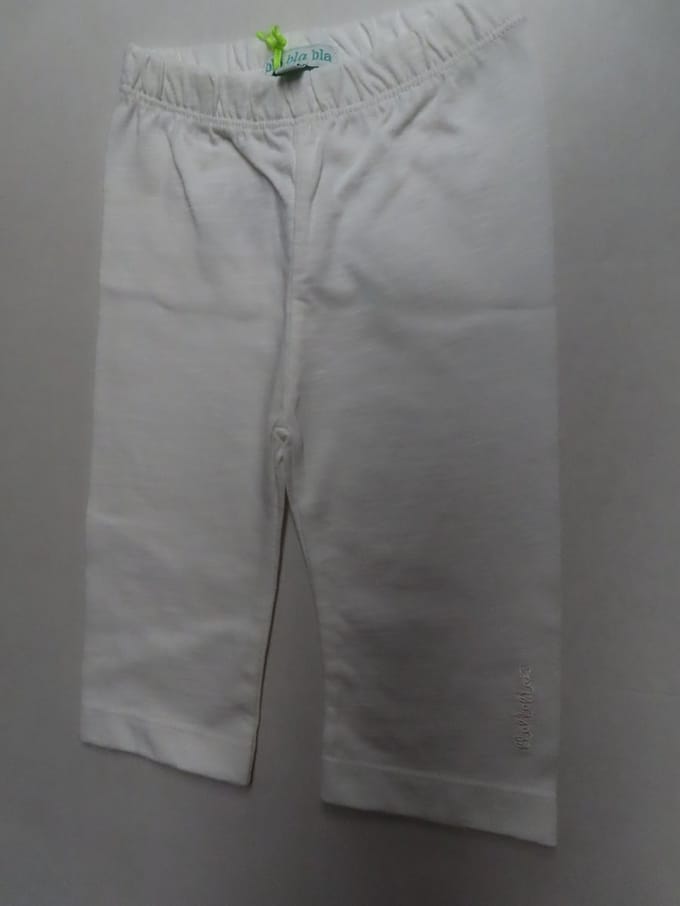 Legging - Meisje - 3 /4 lengte - Creme - Effen - 1 jaar 80